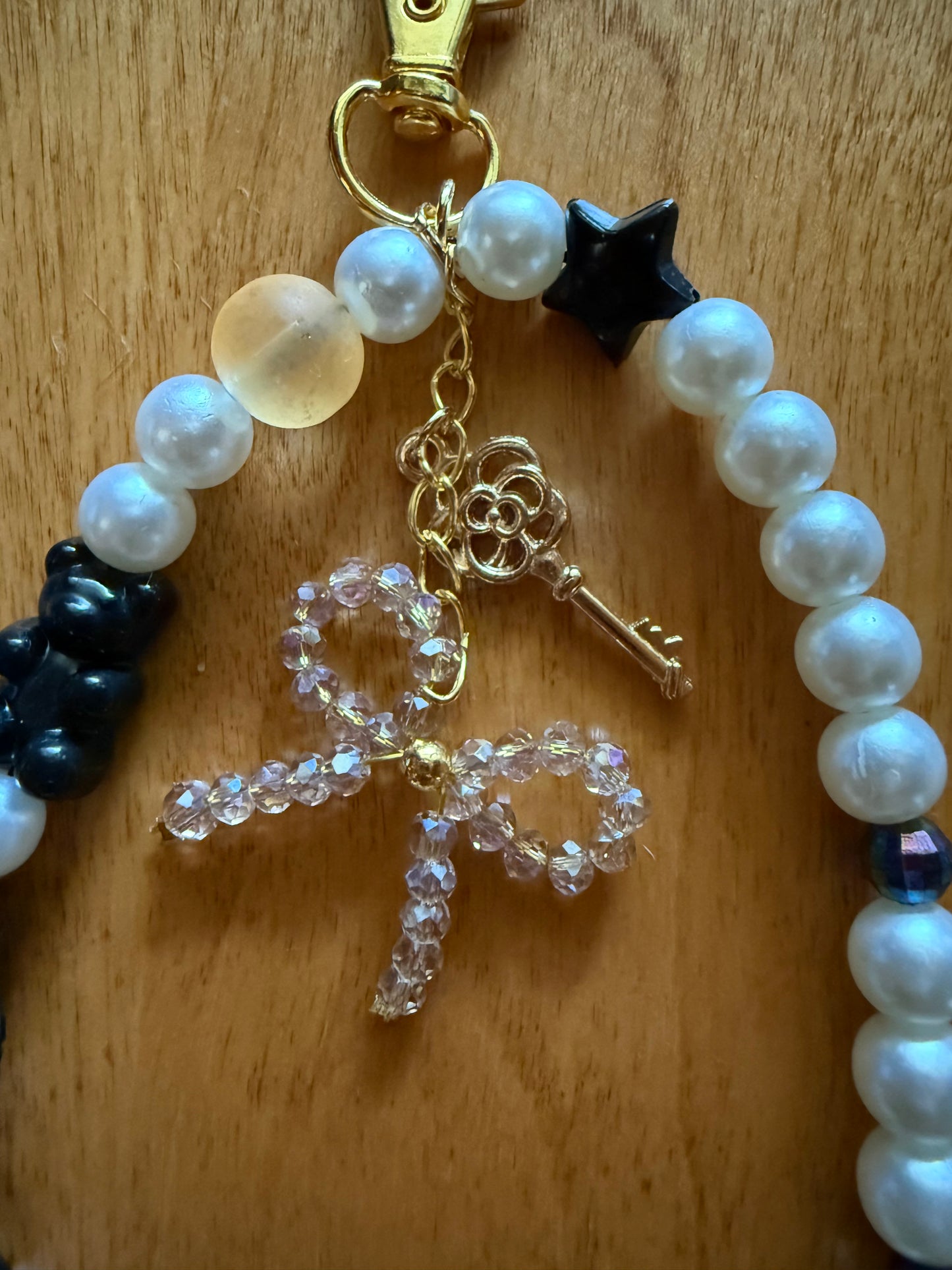 Little bow purse charm