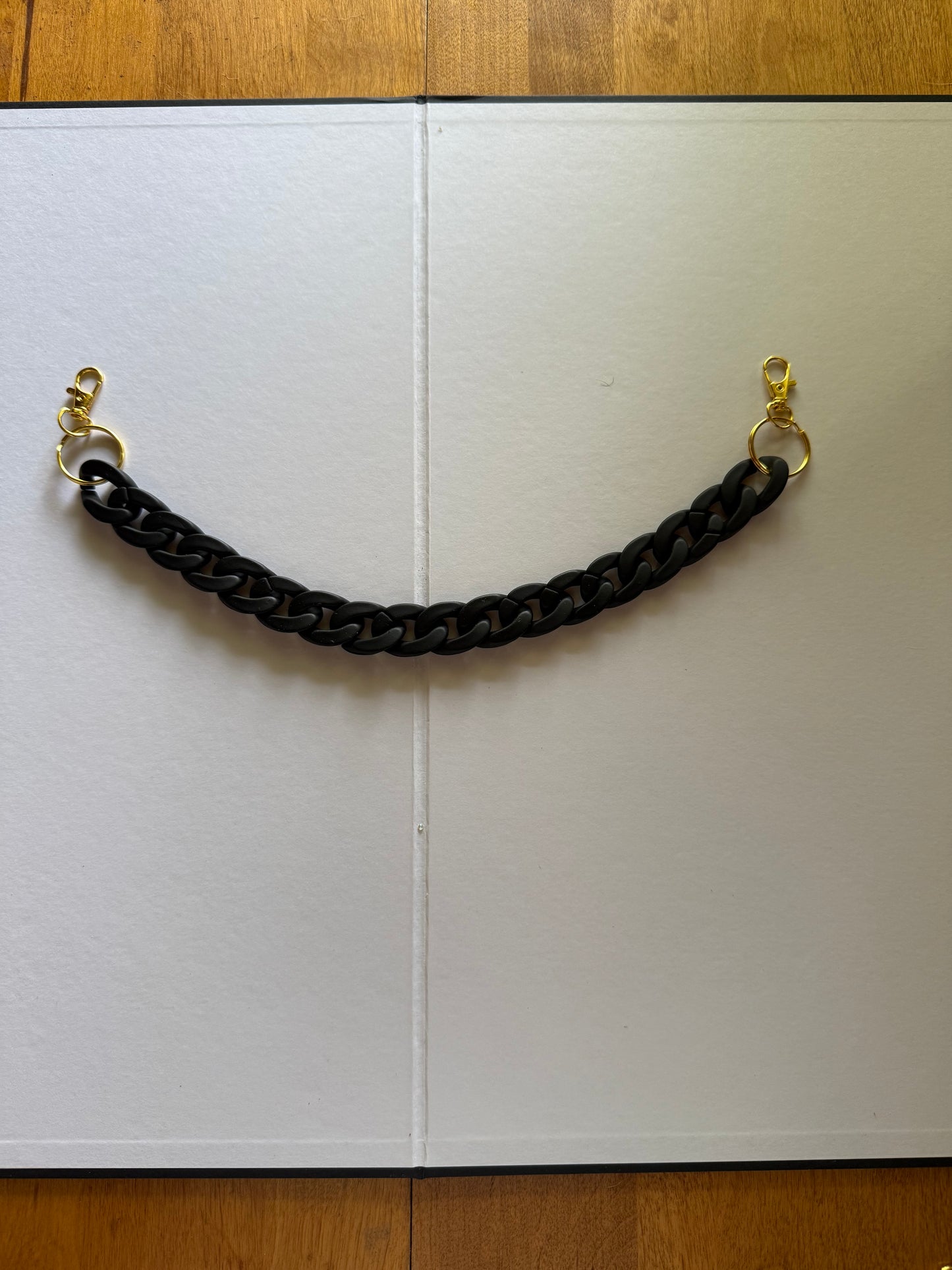 12in black chain links