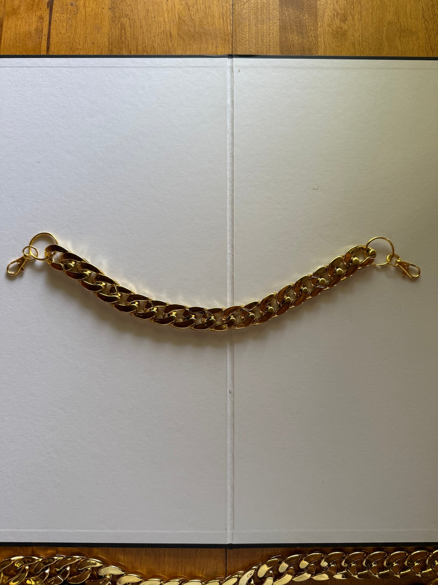 12.5 in gold link chain