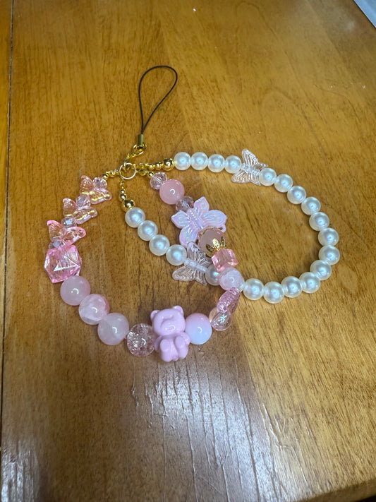 Butterfly phone charm