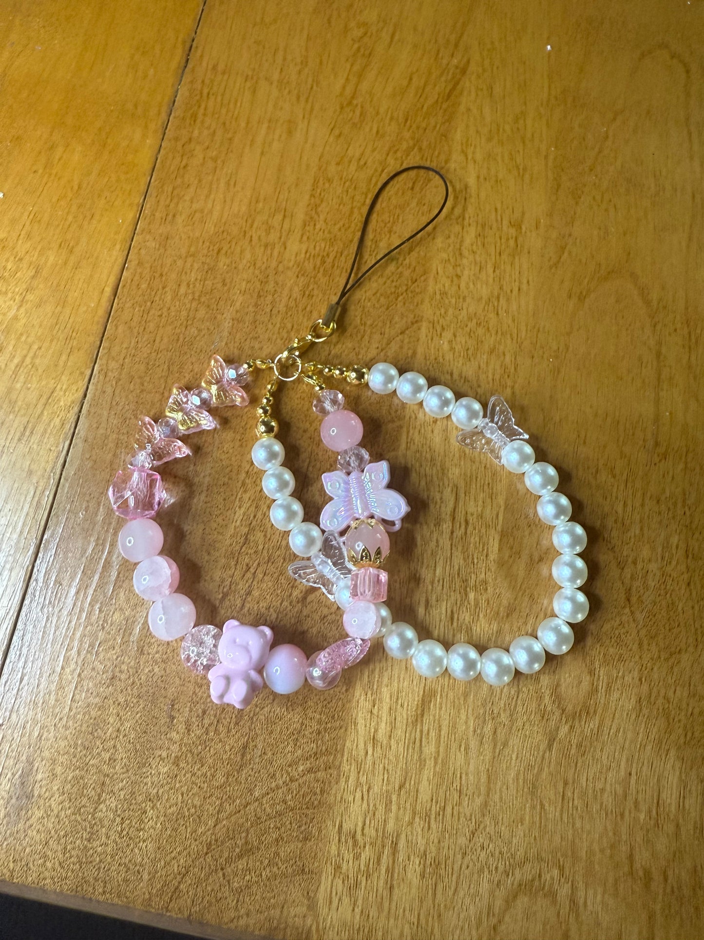 Butterfly phone charm