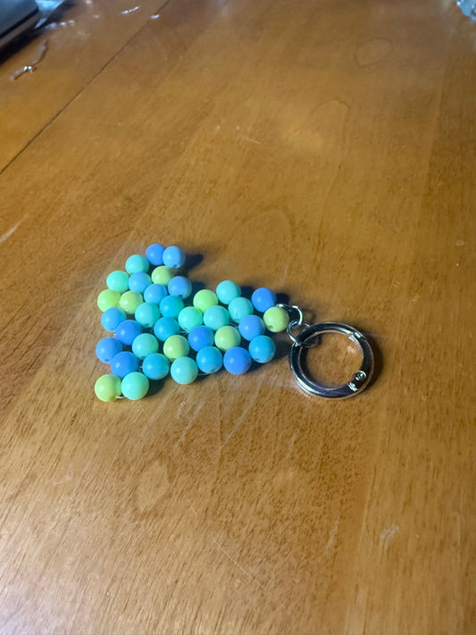 Blue heart charm
