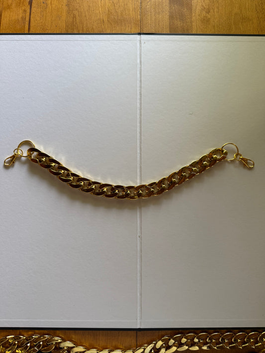 12.5 in gold link chain