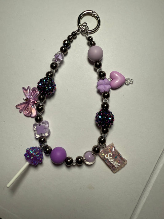 Purple sparkling charm